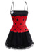 Ensemble de costumes de cosplay Miraculous Bubble rouge des années 1960