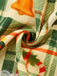 [Prévente] Robe patchwork multicolore en dentelle et tartan de Noël des années 1950