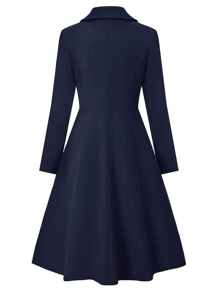 [Prévente] Manteau droit à col cranté des années 1950