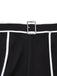 2PCS Haut tricoté noir col montant et pantalon à jambes larges des années 1930
