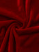 Ensemble robe en velours rouge pour Mme Claus des années 1930
