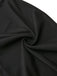 Combinaison noire sans manches nouer style ornée de fleurs en 3D années 1950
