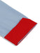 Robe bleue col montant et nœud contrastant années 1950