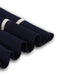 Robe bleu marine style nautique col carré avec ceinture des années 1950