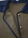 Veste col revers vert blocs de couleur années 1950