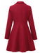 Manteau tailleur uni revers années 1940