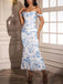 Robe Bodycon Épaules Dénudées Fleurs Maille Ruchée Années 80