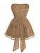Robe bustier en tulle à paillettes et dos noué années 1960