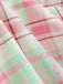 Robe dos nu à carreaux rose pâle années 50