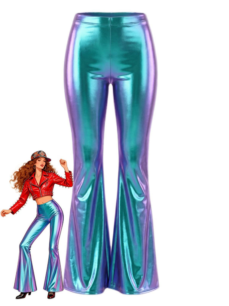 Pantalon évasé disco carnaval années 1970