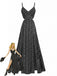 Robe longue oasis bohème fines bretelles années 70
