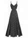 Robe longue oasis bohème fines bretelles années 70