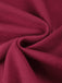 Manteau croisé ceinturé rouge vin années 1930