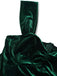 [Prévente] Robe verte en velours à imprimé sapins de Noël Années 1950 - 5