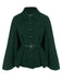 Manteau cape à revers couleur camel des années 1940