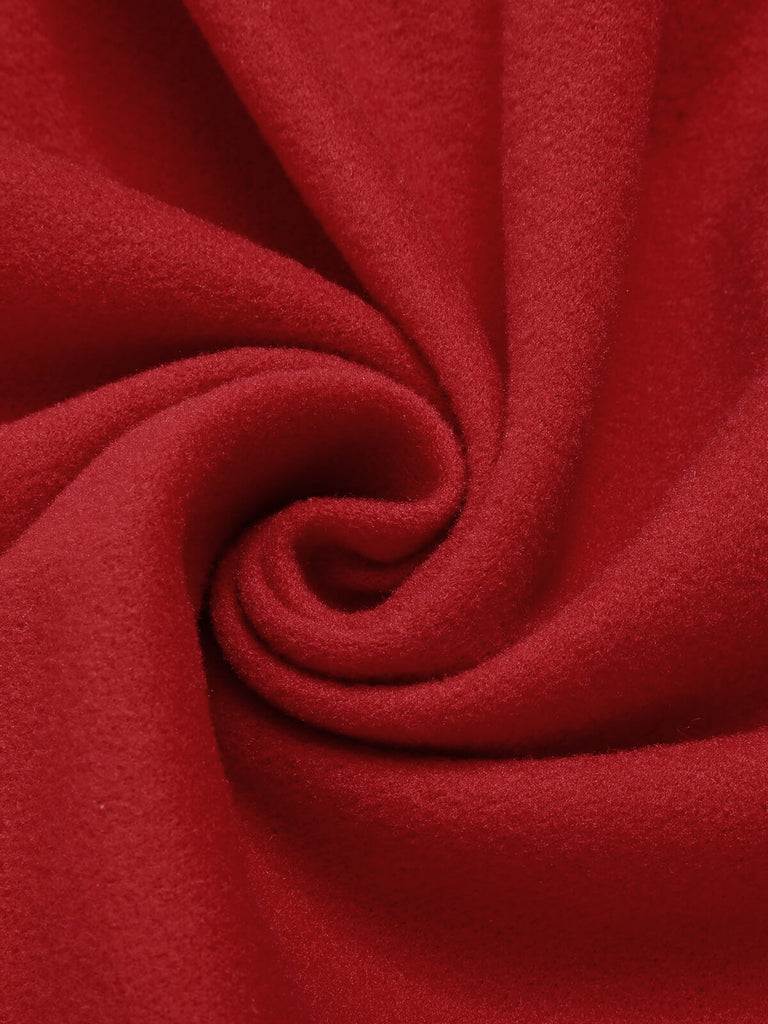 [Prévente] Manteau slim à revers couleur unie des années 1950