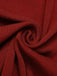Robe rouge à bretelles tricotées en perles solides des années 1960