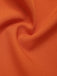 Jupe ceinturée unie à boutons orange rouge des années 1960