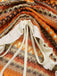 Robe bohème à bretelles tricot cordon serrage années 1960