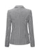 Blazer croisé pied-de-poule noir et blanc des années 1950