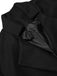 Manteau à revers et col montant uni des années 1960