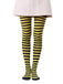 Collants vintage à rayures contrastées