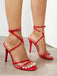 Sandales à Talons Hauts avec Bride à la Cheville 4