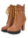 Bottes à lacets Talon gros vintage
