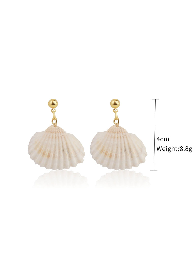 Boucles d'oreilles pendantes en forme de queue de sirène