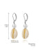 Boucles d'oreilles pendantes en forme de queue de sirène