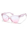 Lunettes de soleil vintage à monture carrée en plastique