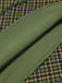 Robe en tricot à carreaux vert foncé des années 1950 Cocktail Chic