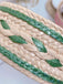 Bandeau tressé patchwork de couleurs bohèmes