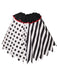 Cape de clown d'horreur d'Halloween cosplay noire années 1950