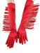 Gants longs vintage à franges pour opéra et fête