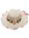 Chapeau soleil vintage raphia franges floral 3D