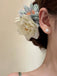 Vintage 3D Rose Fleur Côté Pince à Cheveux 3