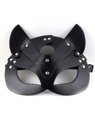 Masque noir à cornes pour bal masqué et déguisement d’Halloween - 1