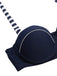 Maillot de bain patchwork bleu style marine années 1940