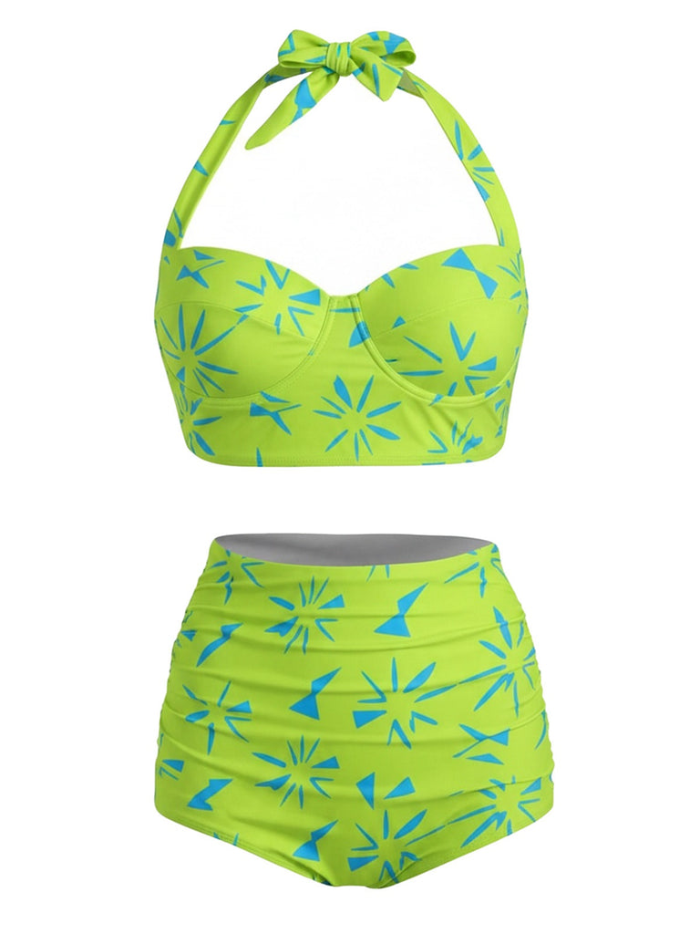 Maillot de Bain Noir Dos Nu Toile d'Araignée Années 50