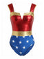 Maillot de Bain Wonder Woman Multicolore Années 1970