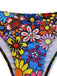 Marguerite Halter Coloré Ensemble Tankini Années 2000 6