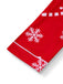 Ensemble pyjama rouge à flocons de neige et cannes Noël années 1950