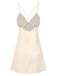 2PCS Chemise de nuit et peignoir fendus bretelles florales 1950s