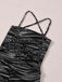 Zebra Print Halter Backless Jumpsuit
