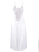 Ensemble nuisette blanche en dentelle et maille années 1930