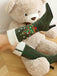 Bottes en suédine à talons hauts et sapins de Noël brodés - 4