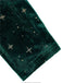 Robe en velours col en V et étoiles vert foncé des années 1940