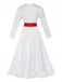 Robe blanche inspirée de la poupée Annabelle des années 1940