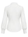 [Prévente] Ensemble 2 pièces blouse blanche à col revers et nœud et jupe à bretelles à carreaux Années 1940 - 5